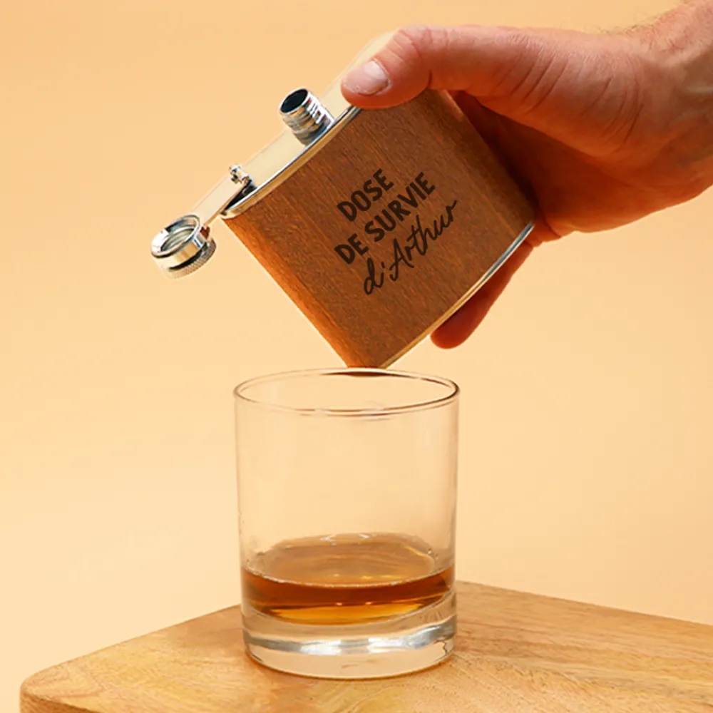 Flasque personnalisée - Message|Cadeaux.com New