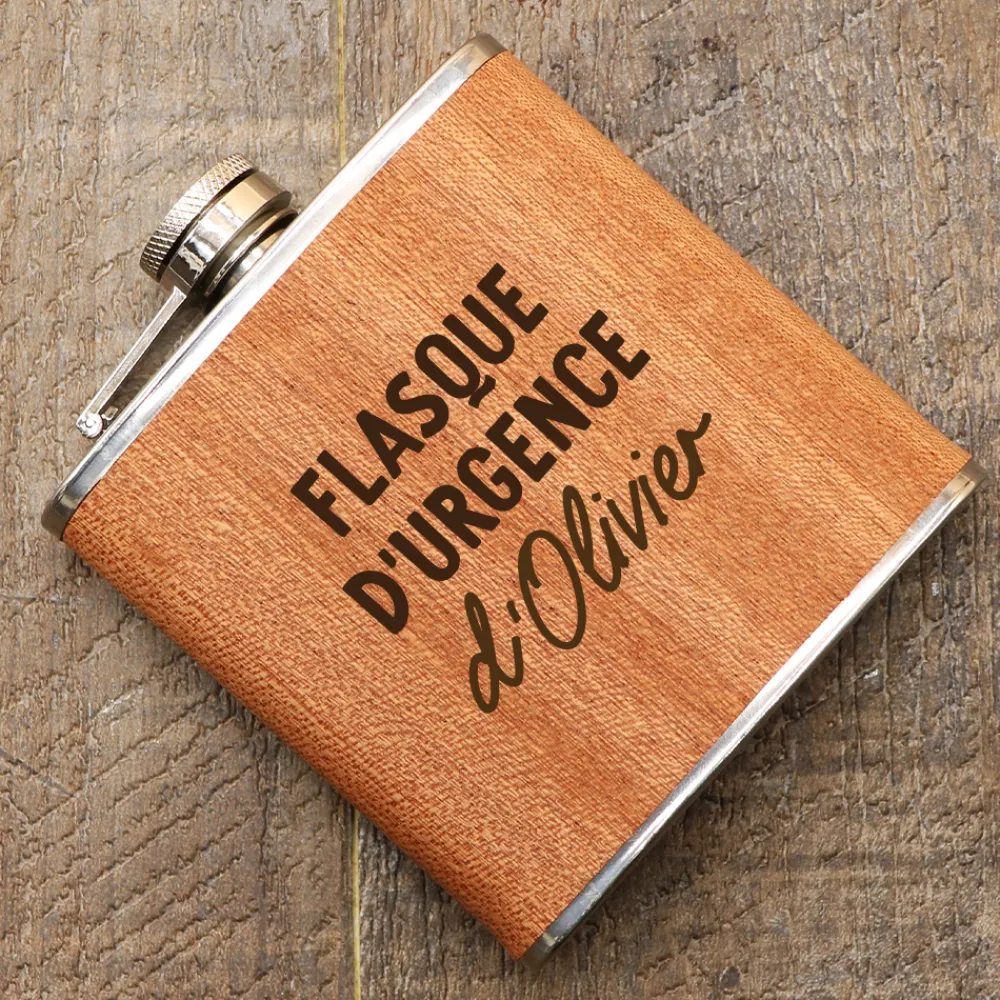 Flasque personnalisée - Message|Cadeaux.com New