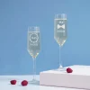 Flûtes à champagne personnalisées couple - Mr & Mrs|Cadeaux.com Sale