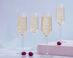 Flûtes à champagne personnalisées couple - Jour de rencontre|Cadeaux.com New