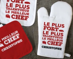 Gant et Maniques Le meilleur Chef|Cadeaux.com New