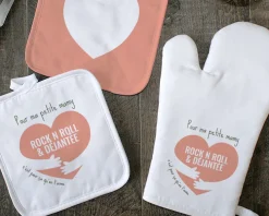 Gant et maniques personnalisables - C'est pour ça qu'on t'aime|Cadeaux.com