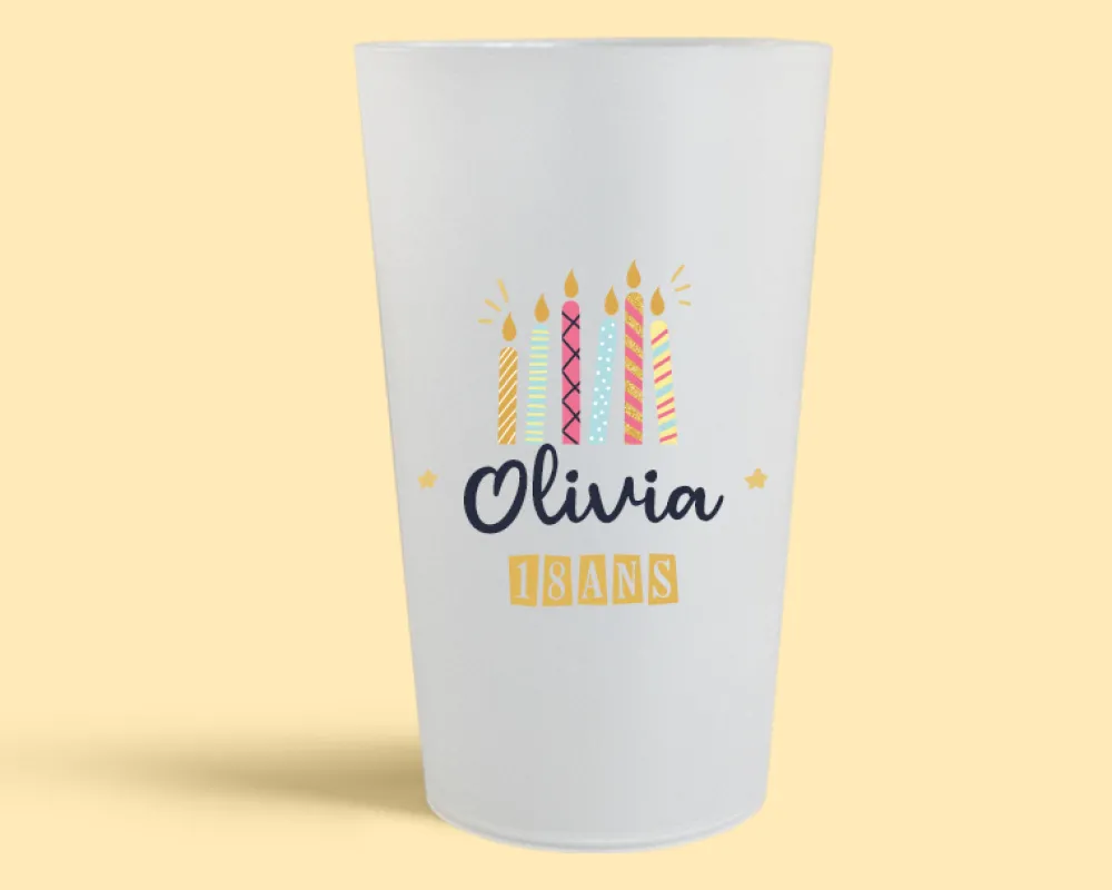 Gobelet personnalisé - Bougies d'anniversaire|Cadeaux.com Sale