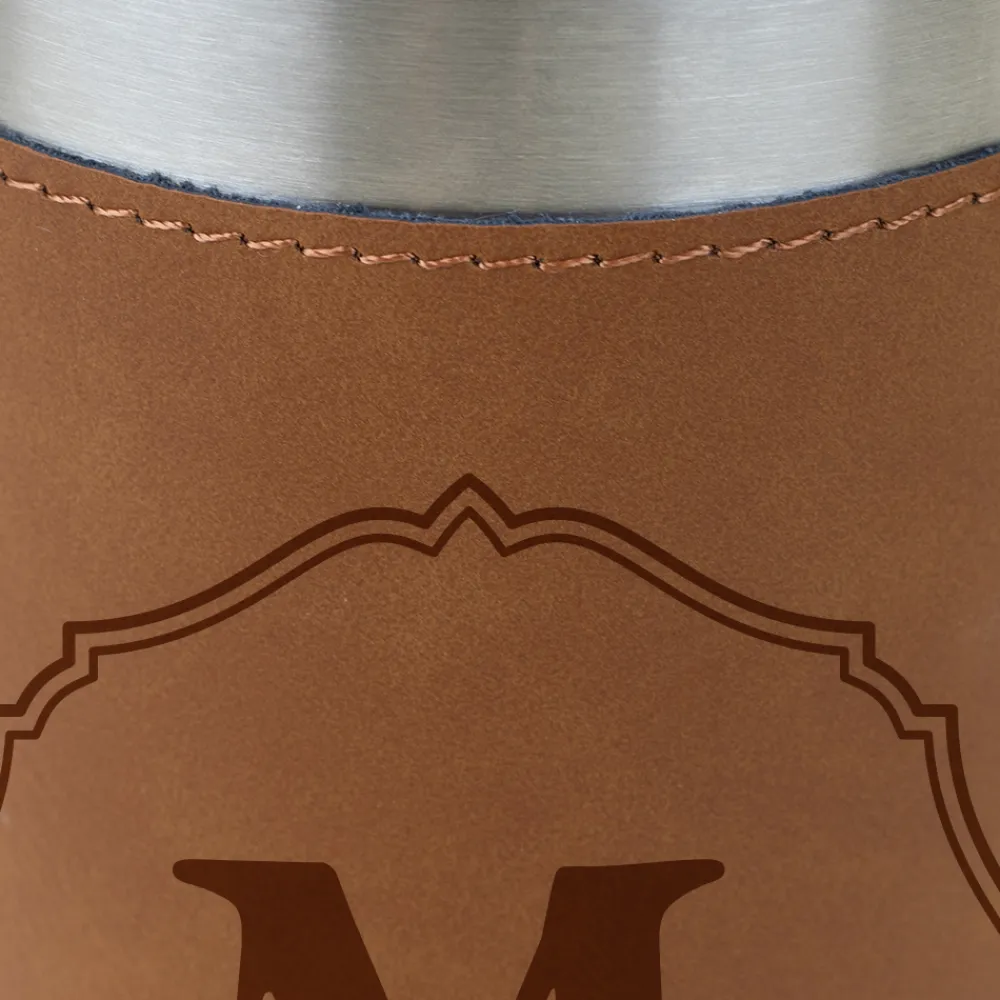 Gourde en cuir personnalisée - Monogramme|Cadeaux.com Clearance