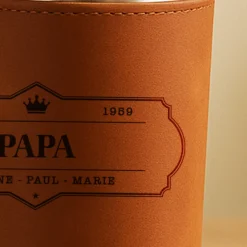 Gourde en cuir personnalisée - Établi depuis|Cadeaux.com