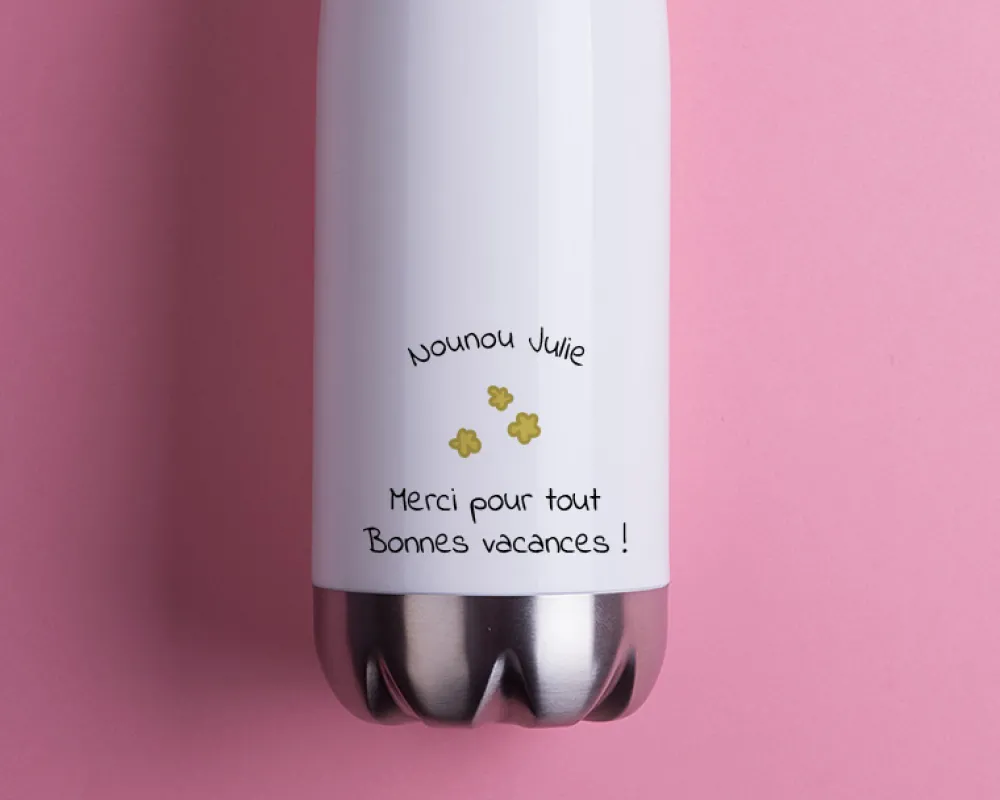 Gourde isotherme en inox personnalisable - Collection Remerciement|Cadeaux.com Clearance