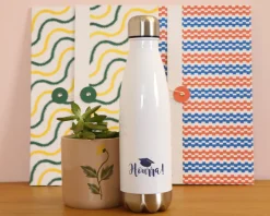 Gourde isotherme en inox personnalisable - Collection diplomé(e)|Cadeaux.com Best