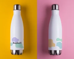 Gourde isotherme en inox personnalisable - Tâches|Cadeaux.com Best