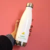 Gourde isotherme en inox personnalisable - Citron|Cadeaux.com Clearance