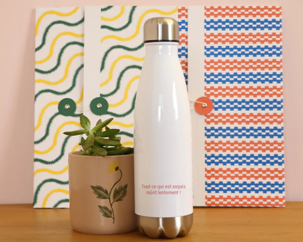 Gourde isotherme en inox personnalisable - Collection ballons d'anniversaire|Cadeaux.com Hot