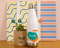 Gourde isotherme en inox personnalisable - Message|Cadeaux.com Best