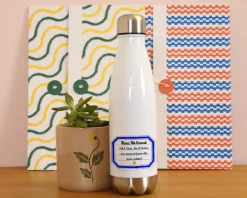 Gourde isotherme en inox personnalisable - Merci Maîtresse, Maître et ATSEM|Cadeaux.com Outlet