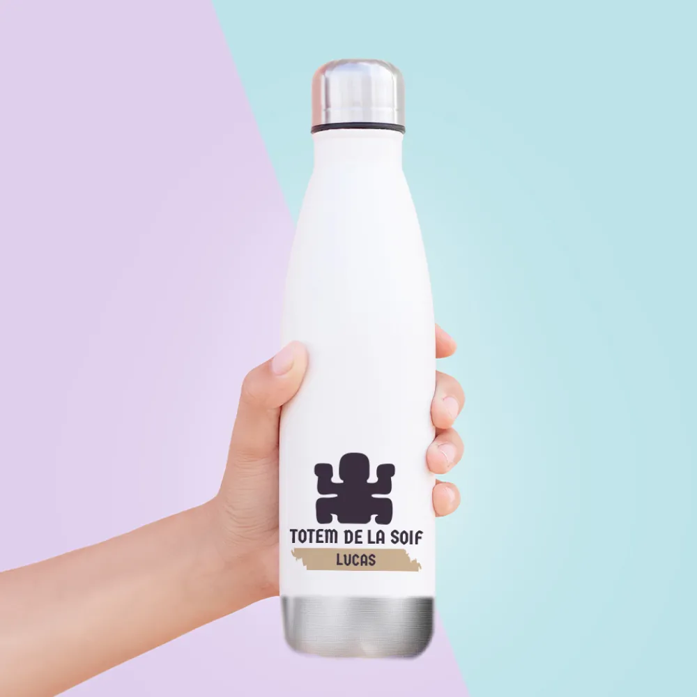 Gourde isotherme personnalisée - Totem|Cadeaux.com Sale