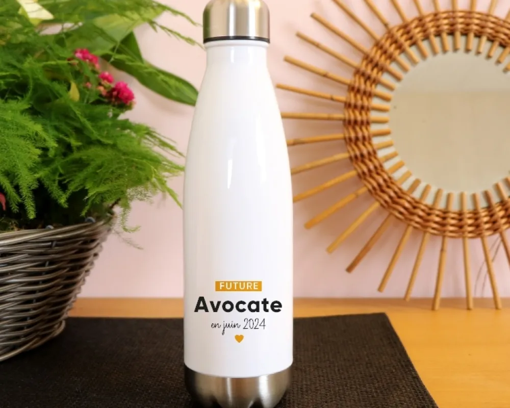 Gourde personnalisable - Futur/future|Cadeaux.com New