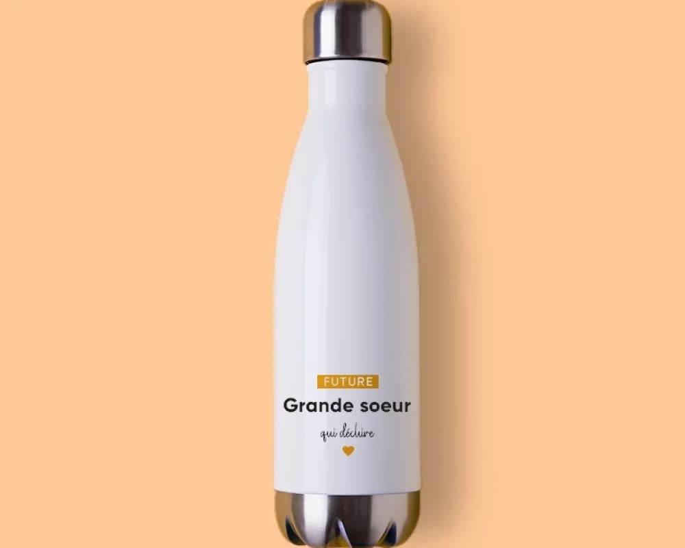 Gourde personnalisable - Futur/future|Cadeaux.com New