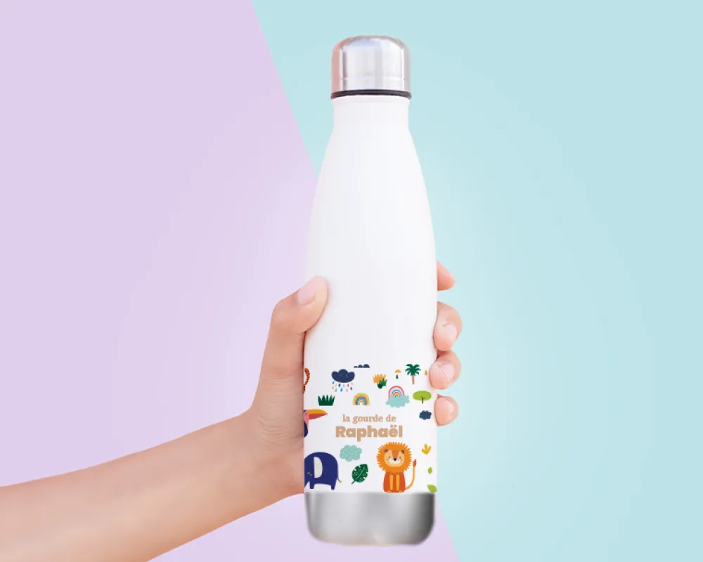 Gourde personnalisée pour enfant - Animaux|Cadeaux.com Hot