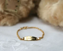 Gourmette Bébé Plaqué or 14 carats - modèle Altesse|Cadeaux.com Best