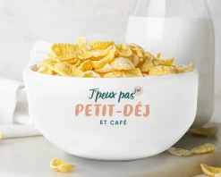 Grand bol personnalisé - J'peux pas, j'ai...|Cadeaux.com New