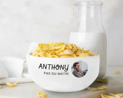 Grand bol personnalisé - Photo|Cadeaux.com Outlet