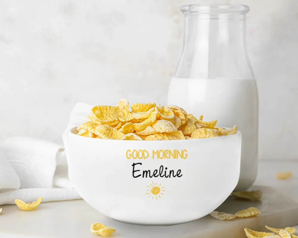 Grand bol personnalisé - Prénom et Message|Cadeaux.com Sale