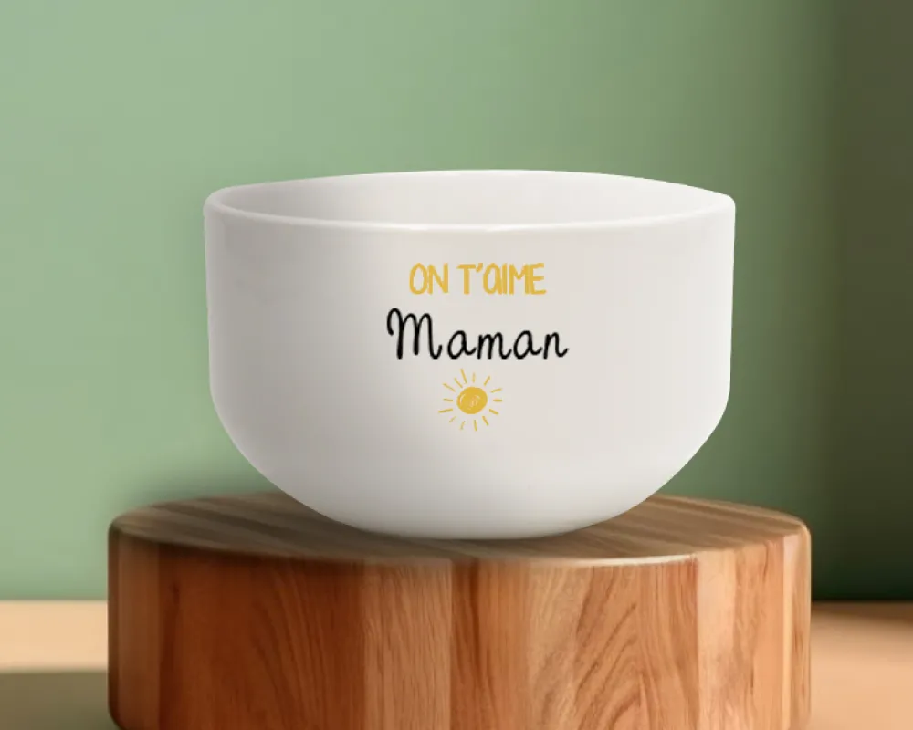 Grand bol personnalisé - Prénom et Message|Cadeaux.com Sale