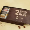 Grand coffret d'épices gravé « Les bonnes raisons d'être Papa » Family Circus - 36 épices du monde|Cadeaux.com Online