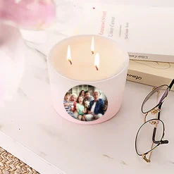 Grande bougie personnalisée - Photo|Cadeaux.com Online