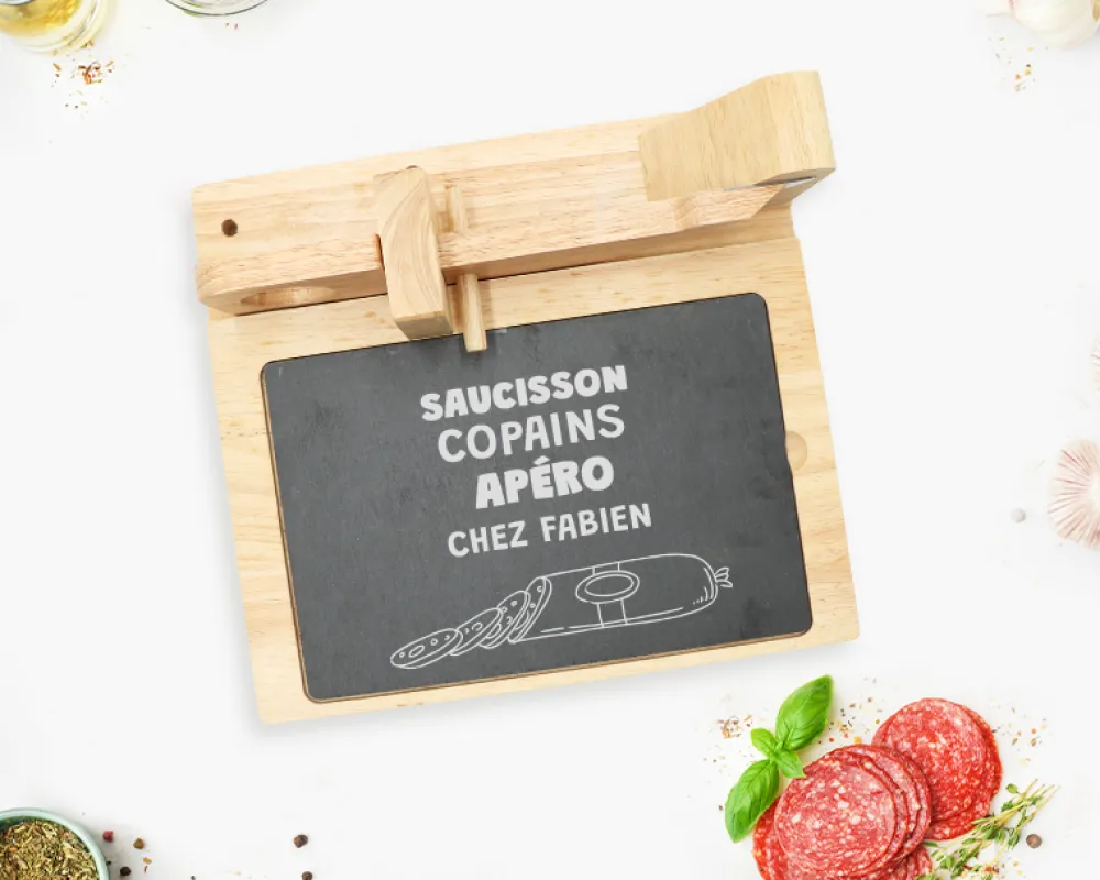 Guillotine à saucisson personnalisée - Apéro|Cadeaux.com Sale