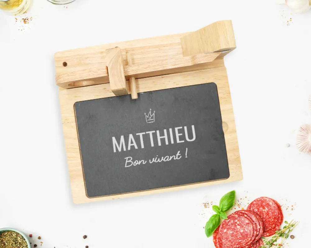 Guillotine à saucisson personnalisée - Prénom|Cadeaux.com Clearance