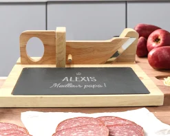 Guillotine à saucisson personnalisée - Prénom|Cadeaux.com Clearance