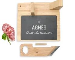 Guillotine à saucisson personnalisée - Prénom|Cadeaux.com Clearance