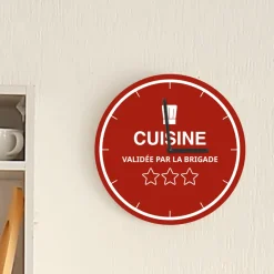 Horloge personnalisable - Chef étoilé|Cadeaux.com Best