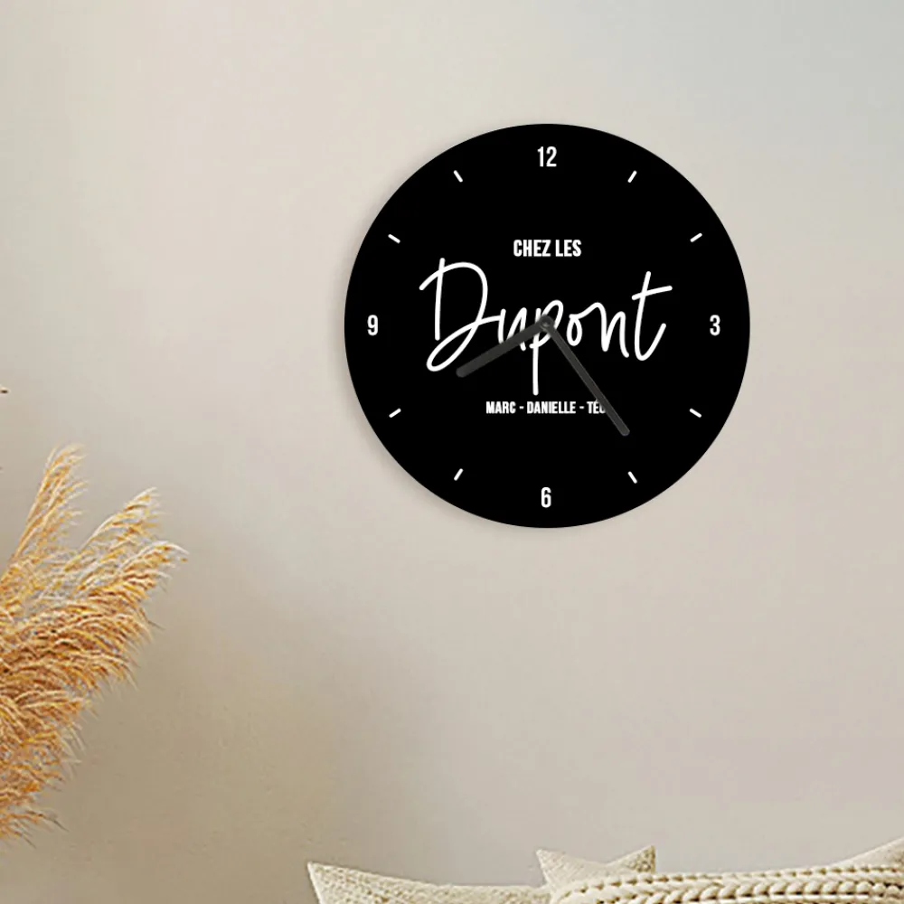 Horloge Personnalisable - Message minimaliste|Cadeaux.com Hot