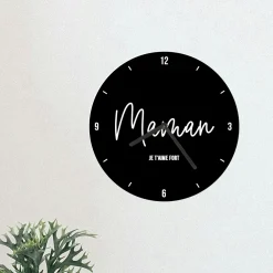 Horloge Personnalisable - Message minimaliste|Cadeaux.com Hot