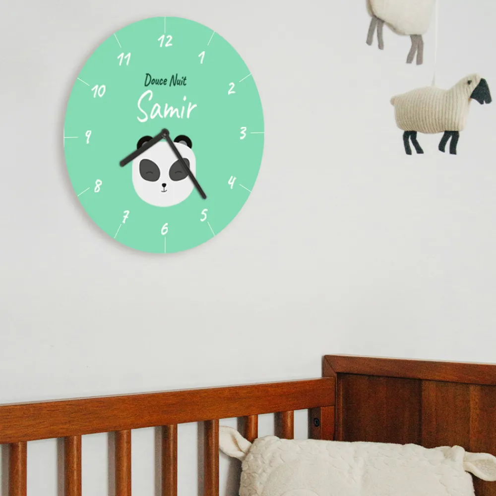 Horloge Personnalisable - Petit Panda|Cadeaux.com Best
