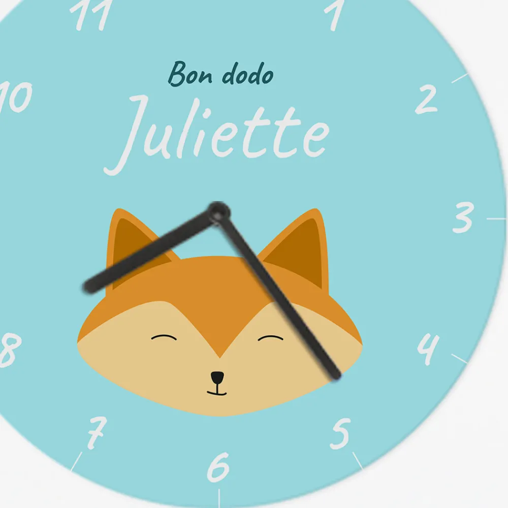 Horloge Personnalisable - Petit Renard|Cadeaux.com Best