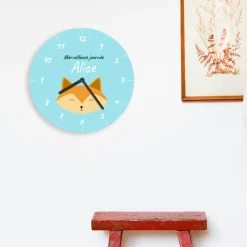 Horloge Personnalisable - Petit Renard|Cadeaux.com Best