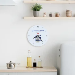 Horloge personnalisée - Bols prénoms famille|Cadeaux.com Discount
