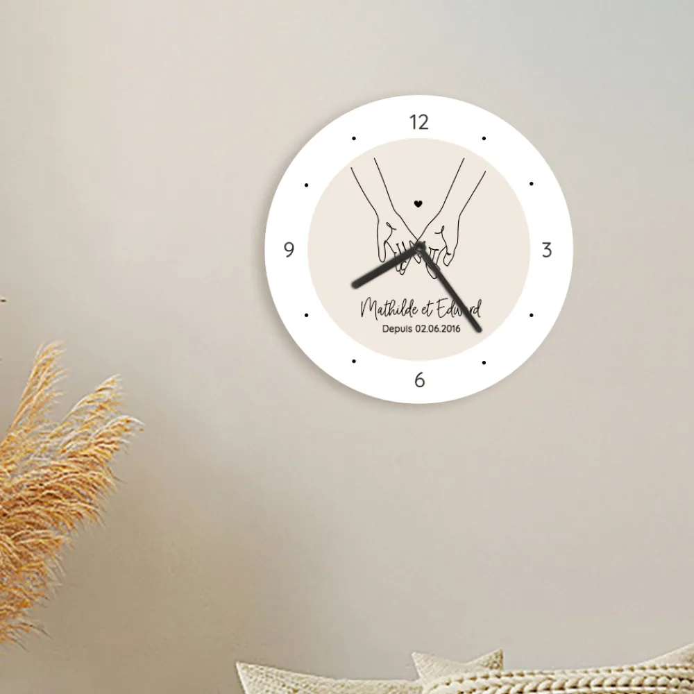 Horloge personnalisée - Dessin au trait|Cadeaux.com Sale