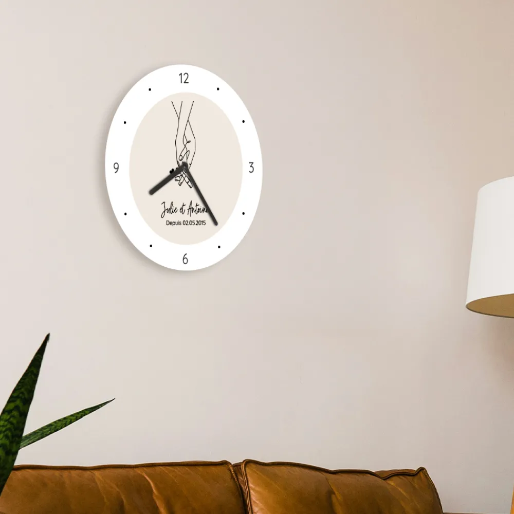 Horloge personnalisée - Dessin au trait|Cadeaux.com Sale