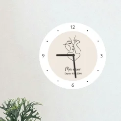 Horloge personnalisée - Dessin au trait|Cadeaux.com Sale