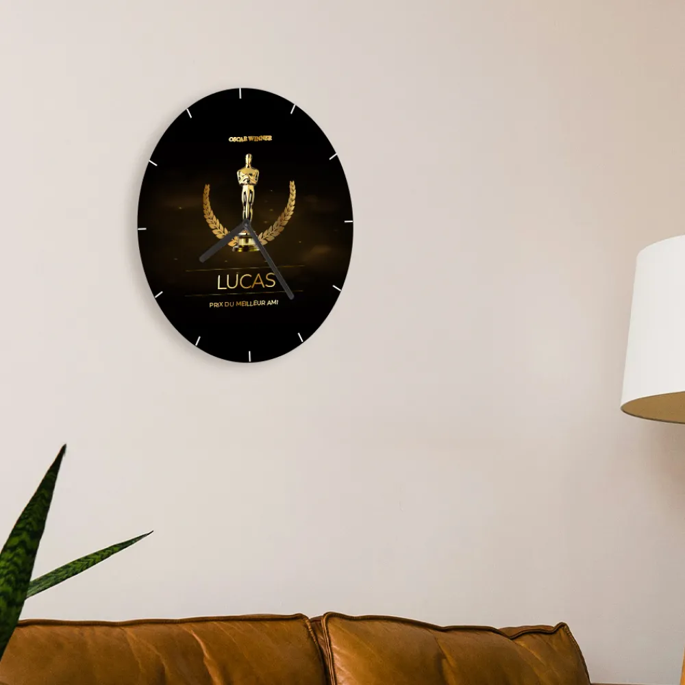 Horloge personnalisée - Oscars|Cadeaux.com Best