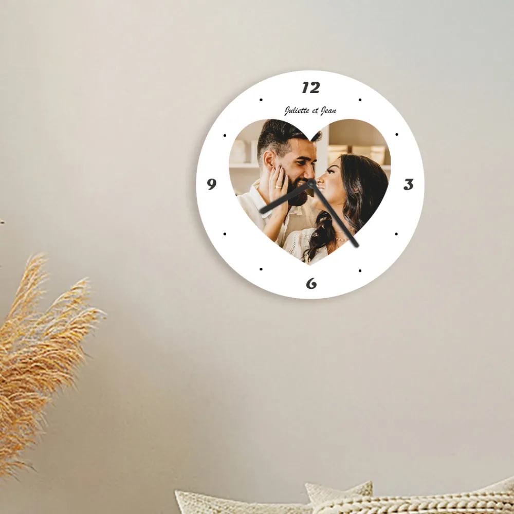 Horloge Photo coeur|Cadeaux.com Sale