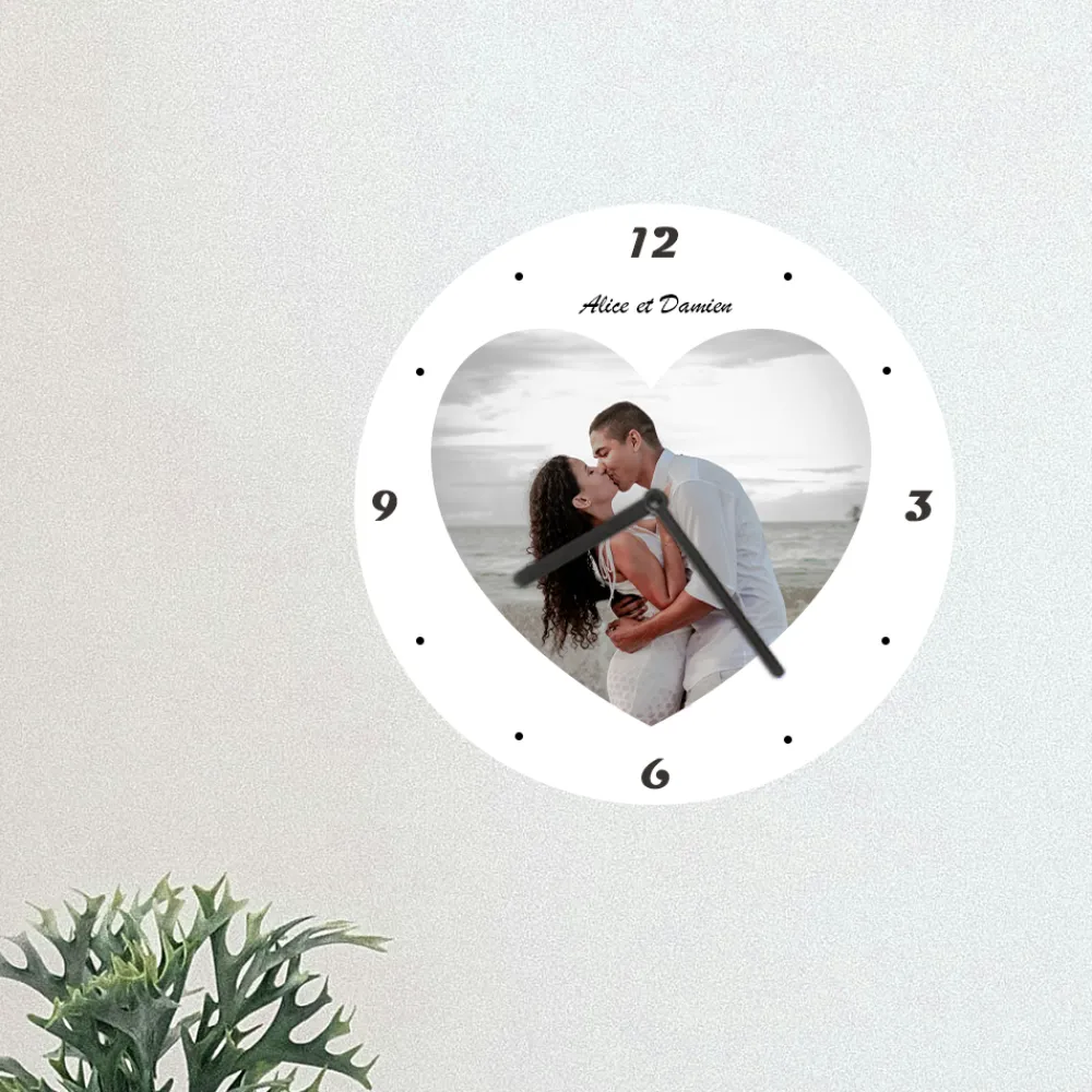 Horloge Photo coeur|Cadeaux.com Sale