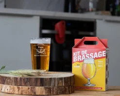 Kit d'initiation au brassage de bière et son verre à bière personnalisé|Cadeaux.com New