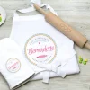 Kit pâtisserie - Rouleau à pâtisserie, gant de cuisine et tablier personnalisables|Cadeaux.com