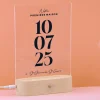 Lampe 3D personnalisée - Date Marquante|Cadeaux.com