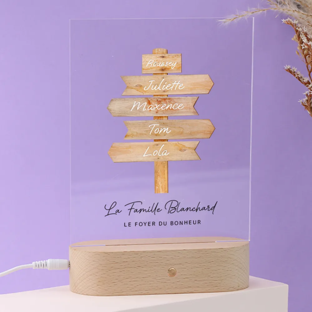 Lampe 3D personnalisée - Destination Bohème|Cadeaux.com Hot