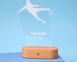 Lampe 3D personnalisée - Football|Cadeaux.com