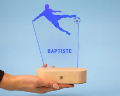 Lampe 3D personnalisée - Football|Cadeaux.com